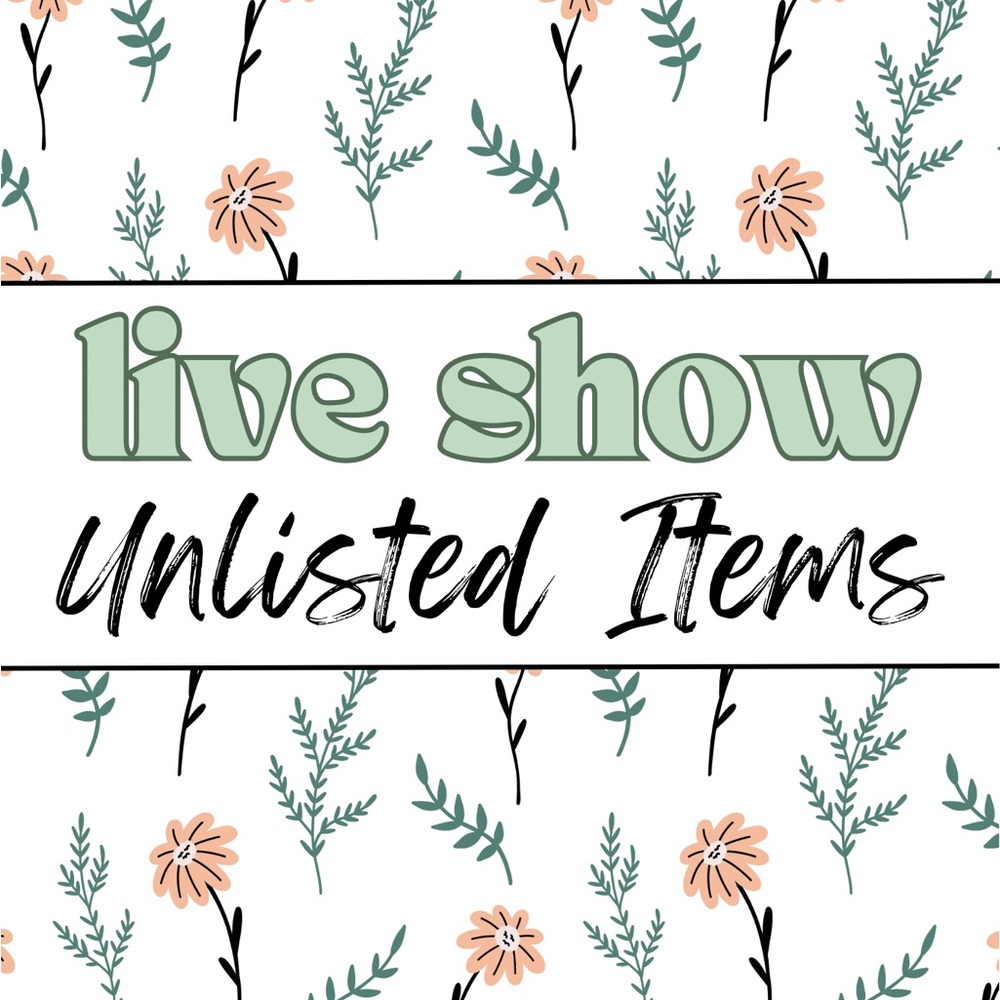 Live Show Unlisted Items 101-200
